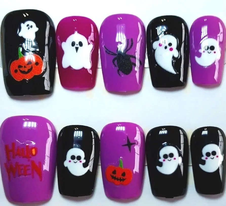 CC-886L  Halloween Nail Set
