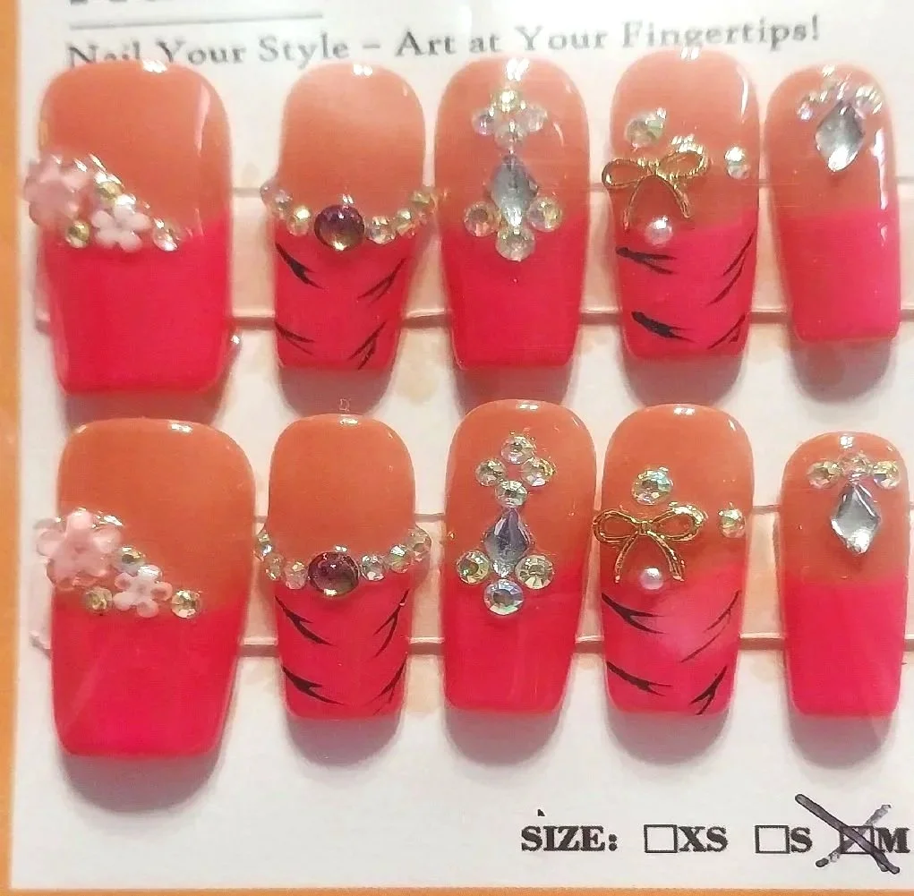 Curated Collection- # 423 Hot Pink Tiger
