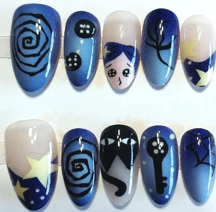 TMS-2196A  Halloween Fun Nail Set