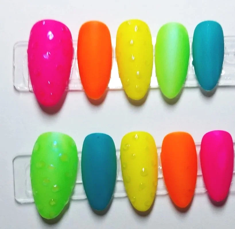 Neon Rain Drops