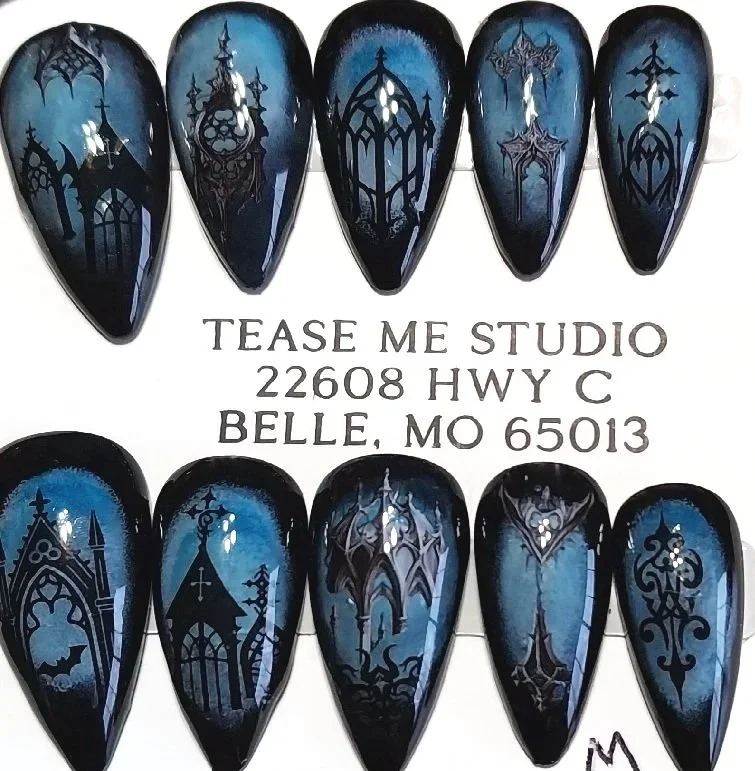 TMS-2164A  Gothic Nails