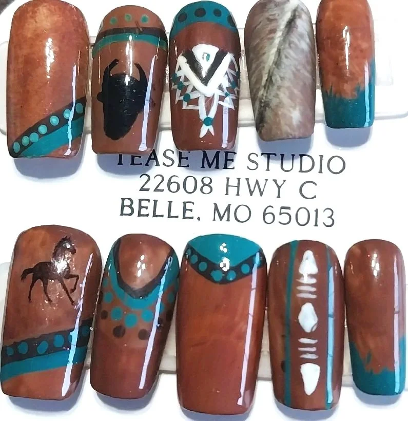 TMS-2208A  Western Nail Set