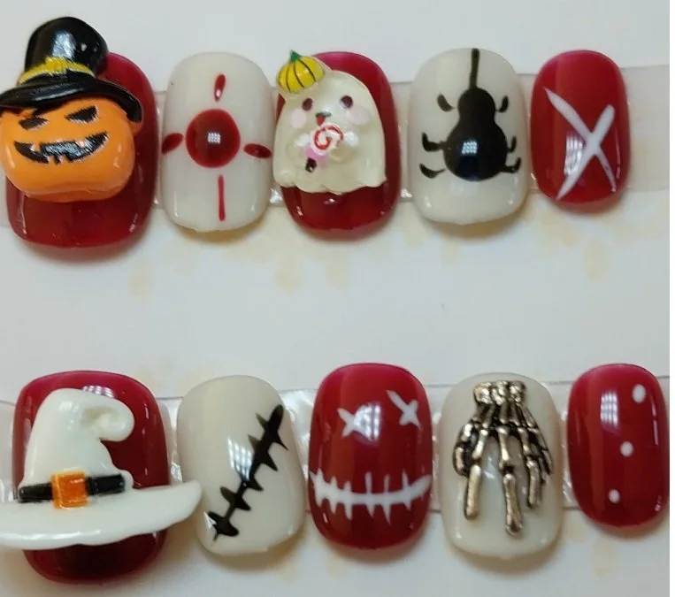CC-366  Halloween Charm Nails