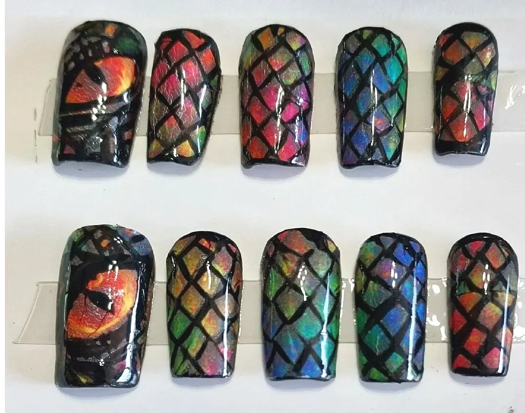 Fire Dragon Nail Set