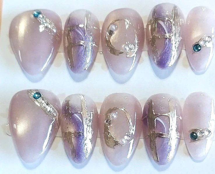 TMS-2221A  Jewel Nail Set