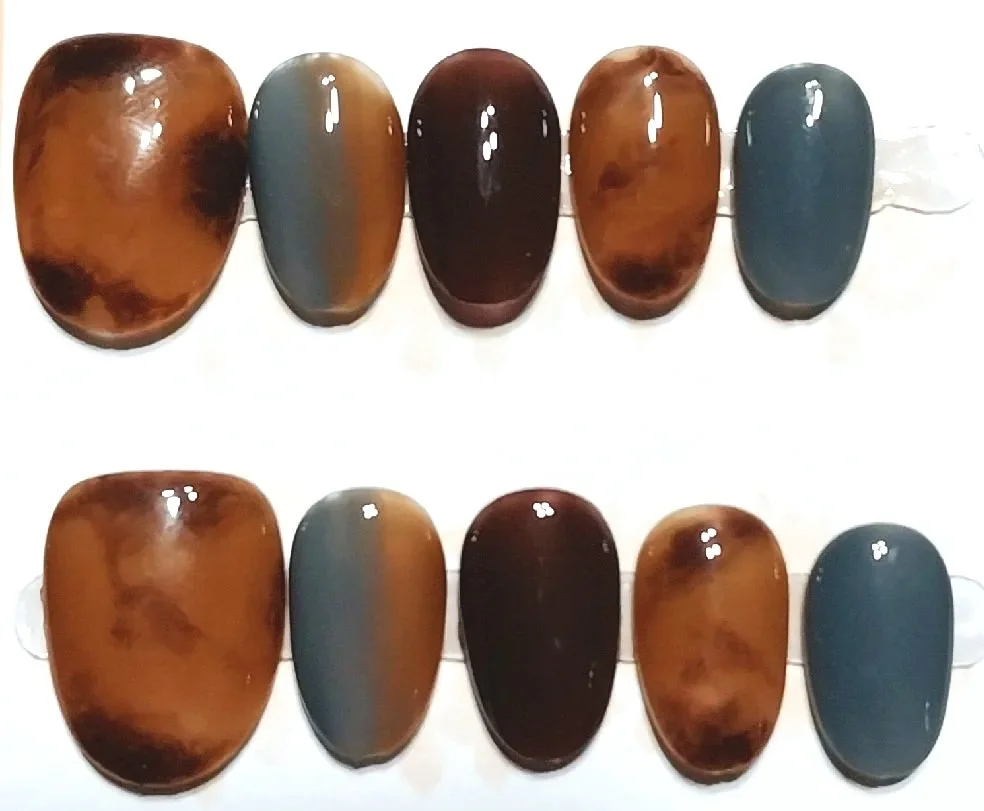 TMS-2190  Tortoise Shell Nail Set