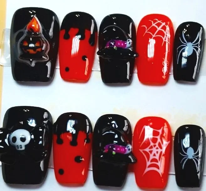 CC-889M  Halloween Nail Set