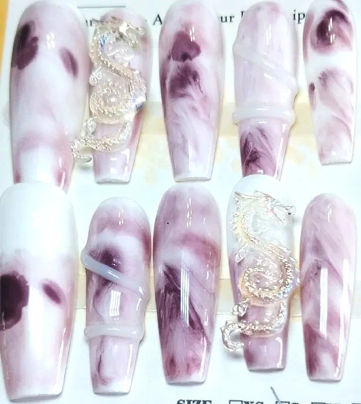 CC-841S  Crystal Dragon Nail Set