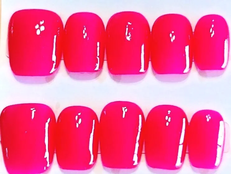 CC-700  Hot Pink Nail Set