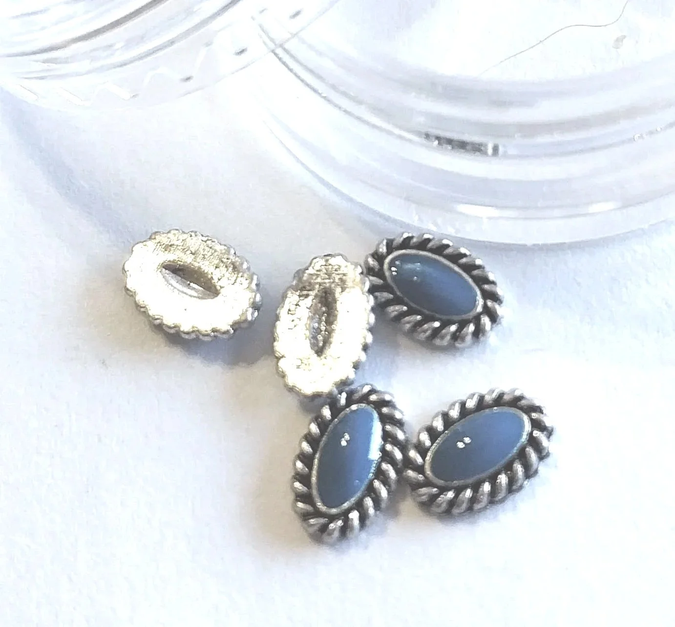 Turquoise Oval- Silver
