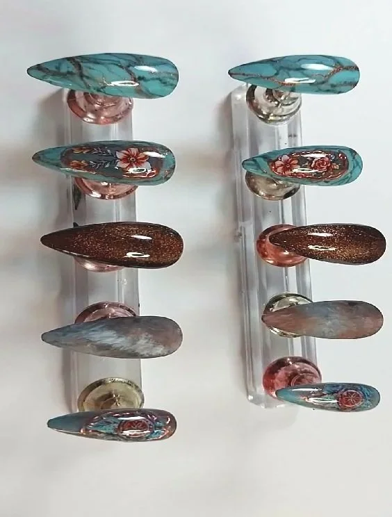 Western Turqoise Nails