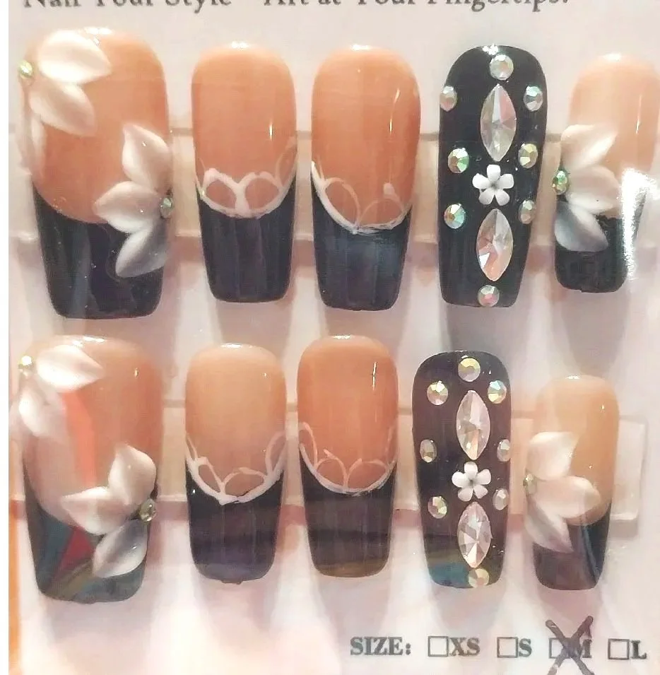 Curated Collection- #418 Black & Tropical Flowers