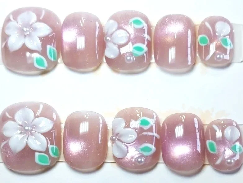 CC-782L  FLoral Pink Cat EYe