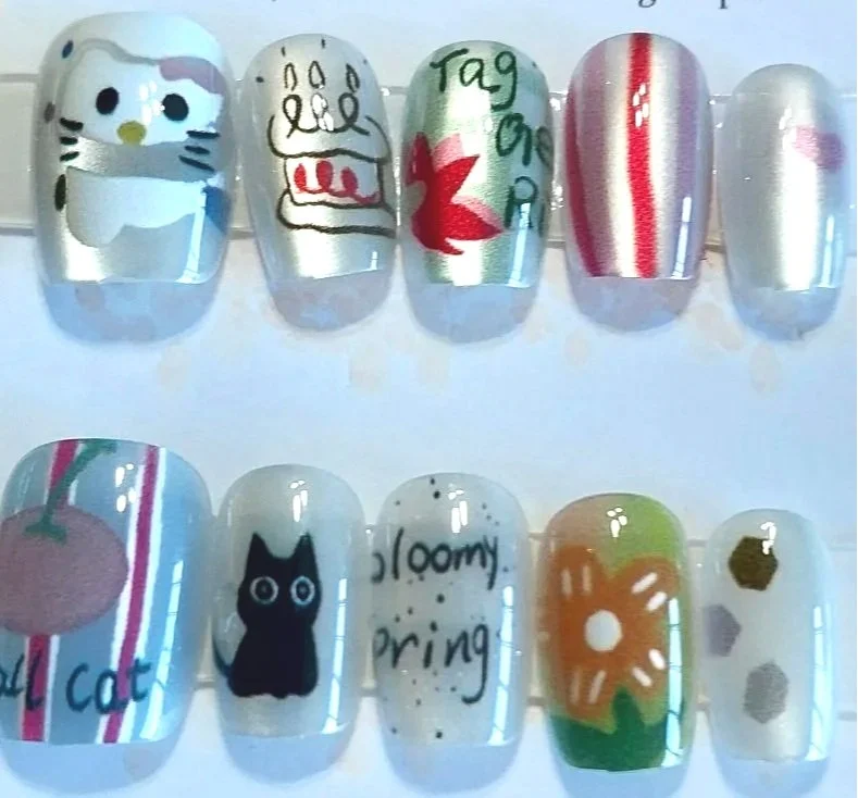 TMS-2201A  Kitty Nails