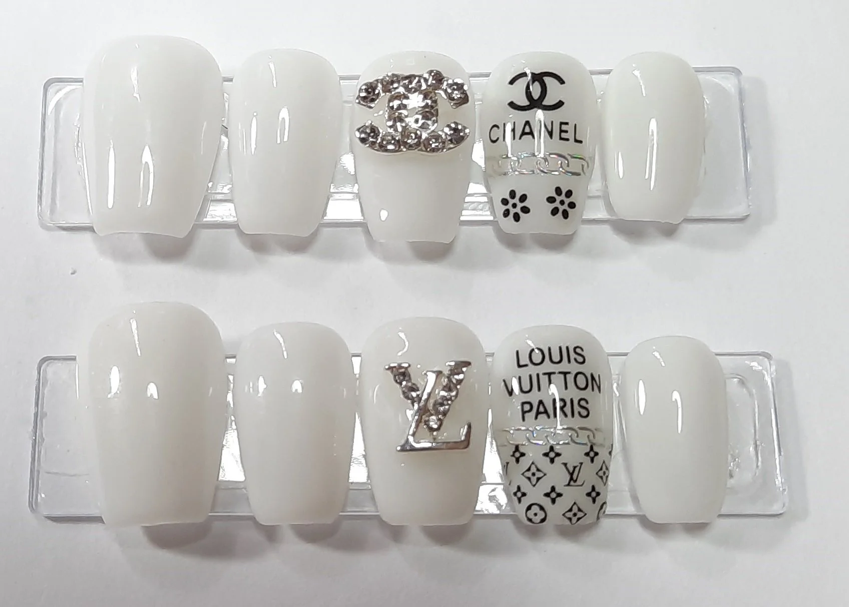 Louis Vuitton/Chanel Nail set
