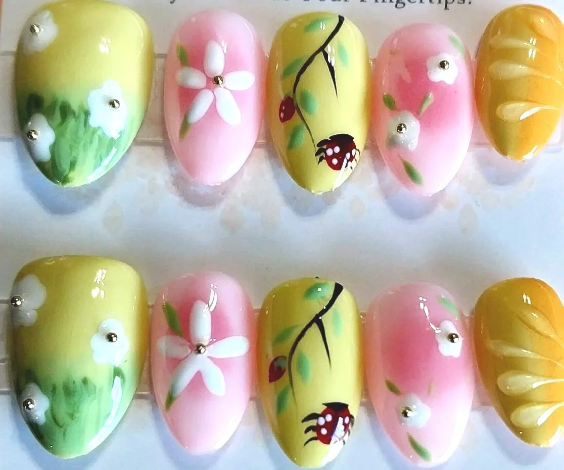 TMS-2310  Pastel Nail Set