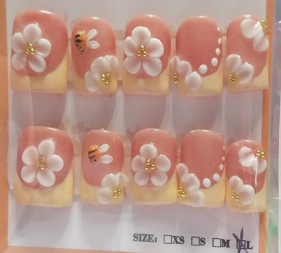 N-0009 Yellow Florals