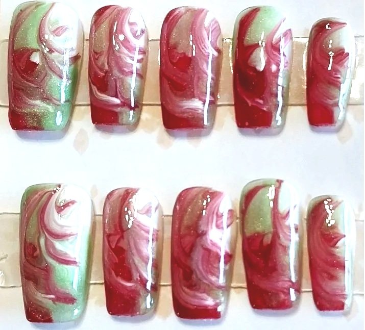 CC-460 Green and Pink Marble