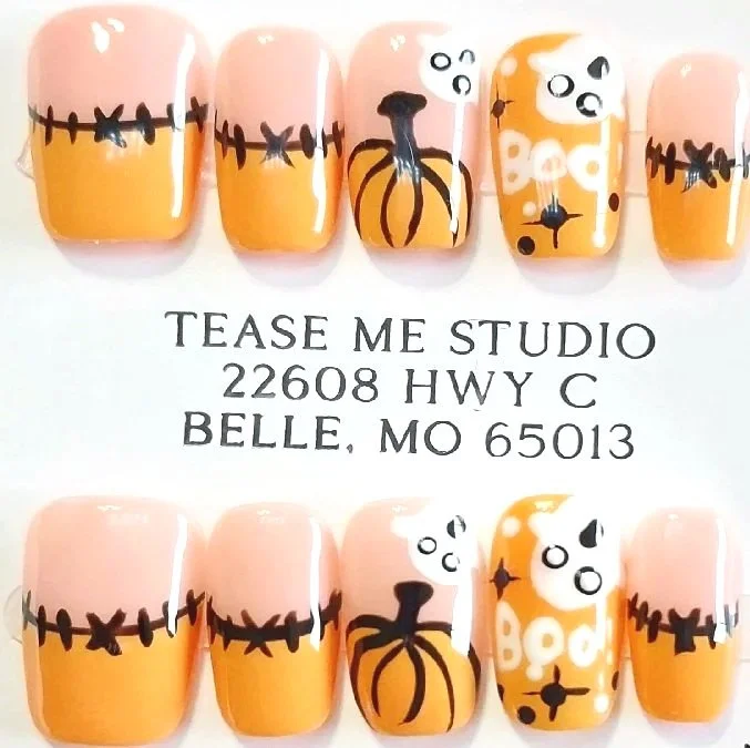 CC-870M  Pumpkin Nails