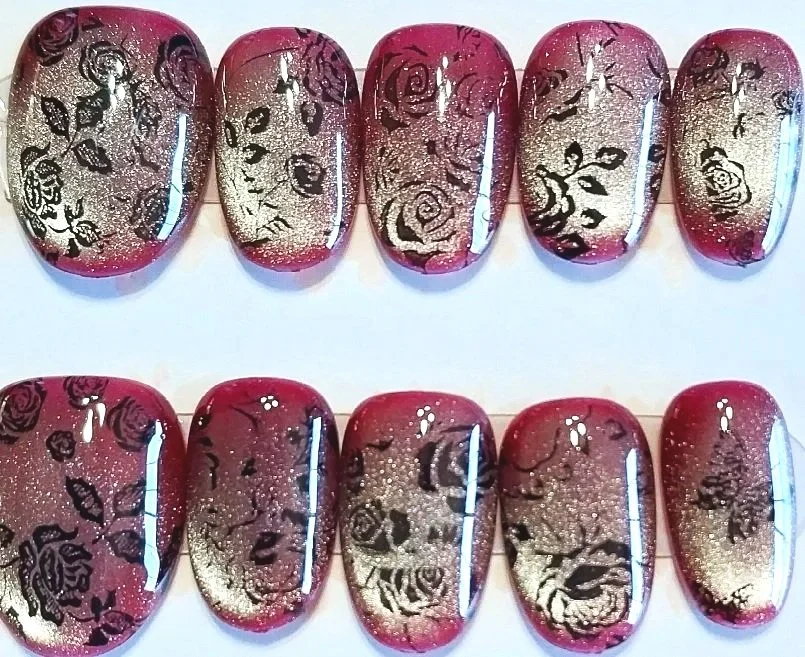 CC-701  Cat Eye Floral