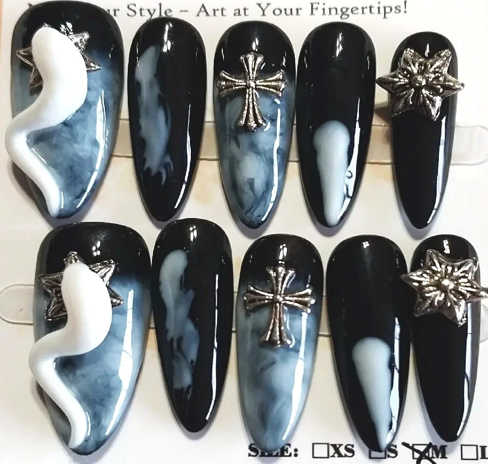 CC-814  Koi Marble Nails