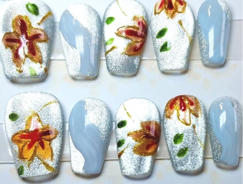 TMS-2252S  Floral Cat Eye