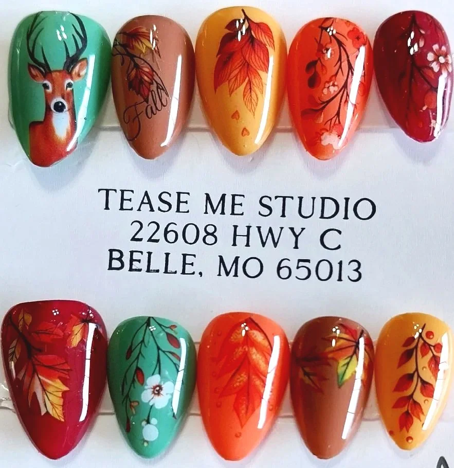 TMS-2189A  Fall Foliage Nails
