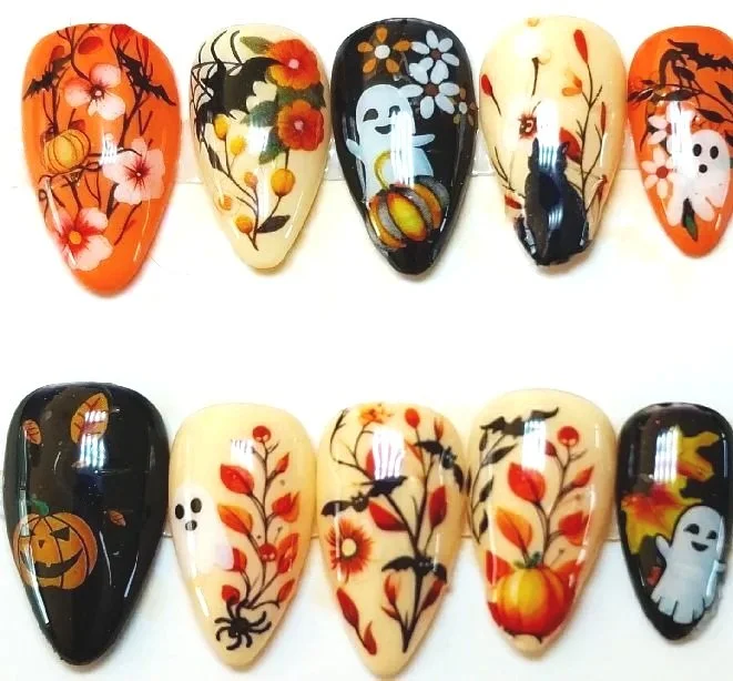 CC-364  Halloween Fall  Nail Set
