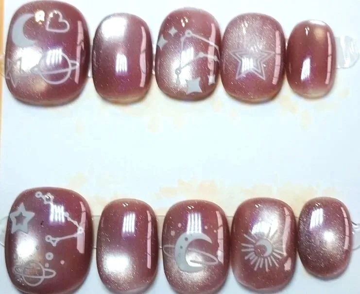 CC-887M  Cat Eye Celestial Nails
