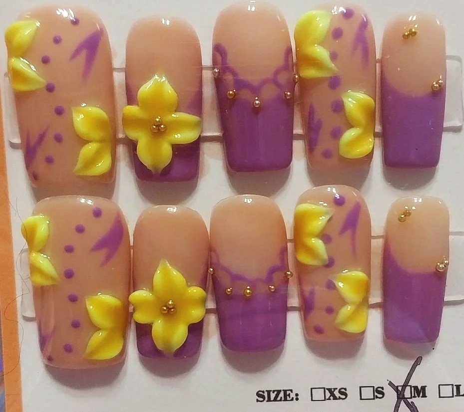 N-00014  Purple and Yellow Set