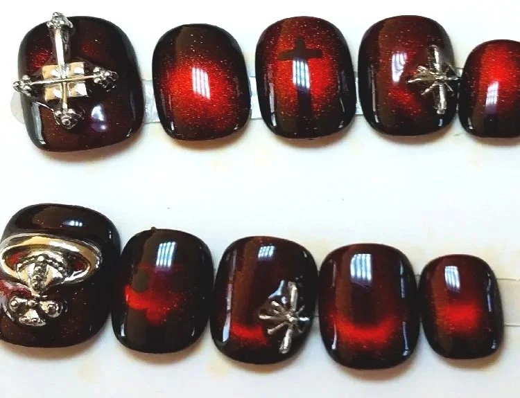 CC-369  Gothic Nubbie Nail Set