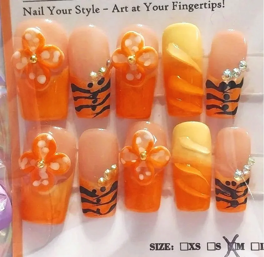 Curated Collection # 429 Bright Orange Tiger