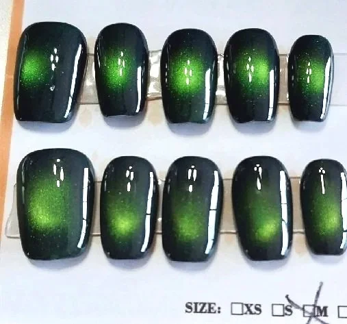 Curated Collection #401 Green Cat Eye