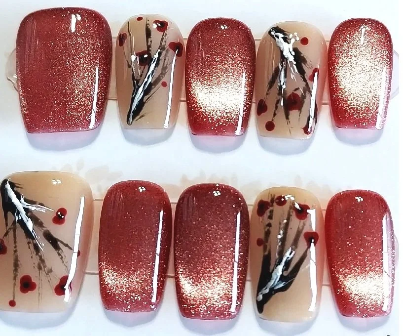 CC-581  Cat Eye Tree Nail Set