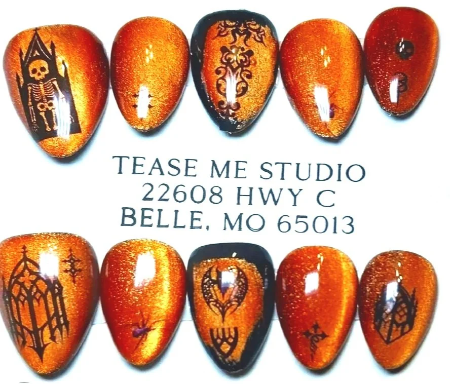 TMS-2247L Halloween Brown Cat Eye