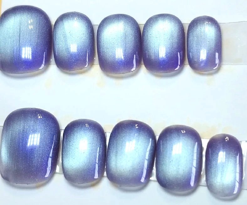 CC-843M  Light purple blue cat eye