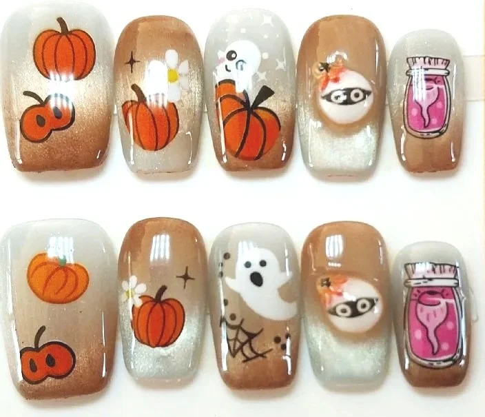 CC-373  Halloween Press on Nails