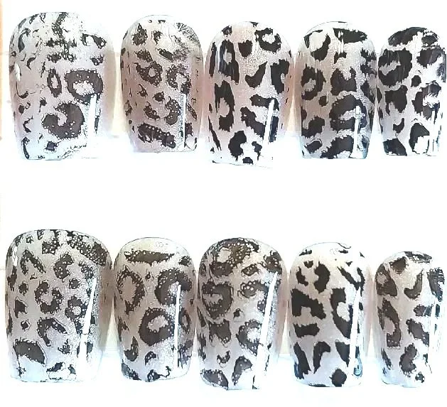 TMS-2308  Leopard Spots nail set