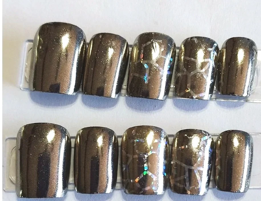 Pure Chrome Nail Set