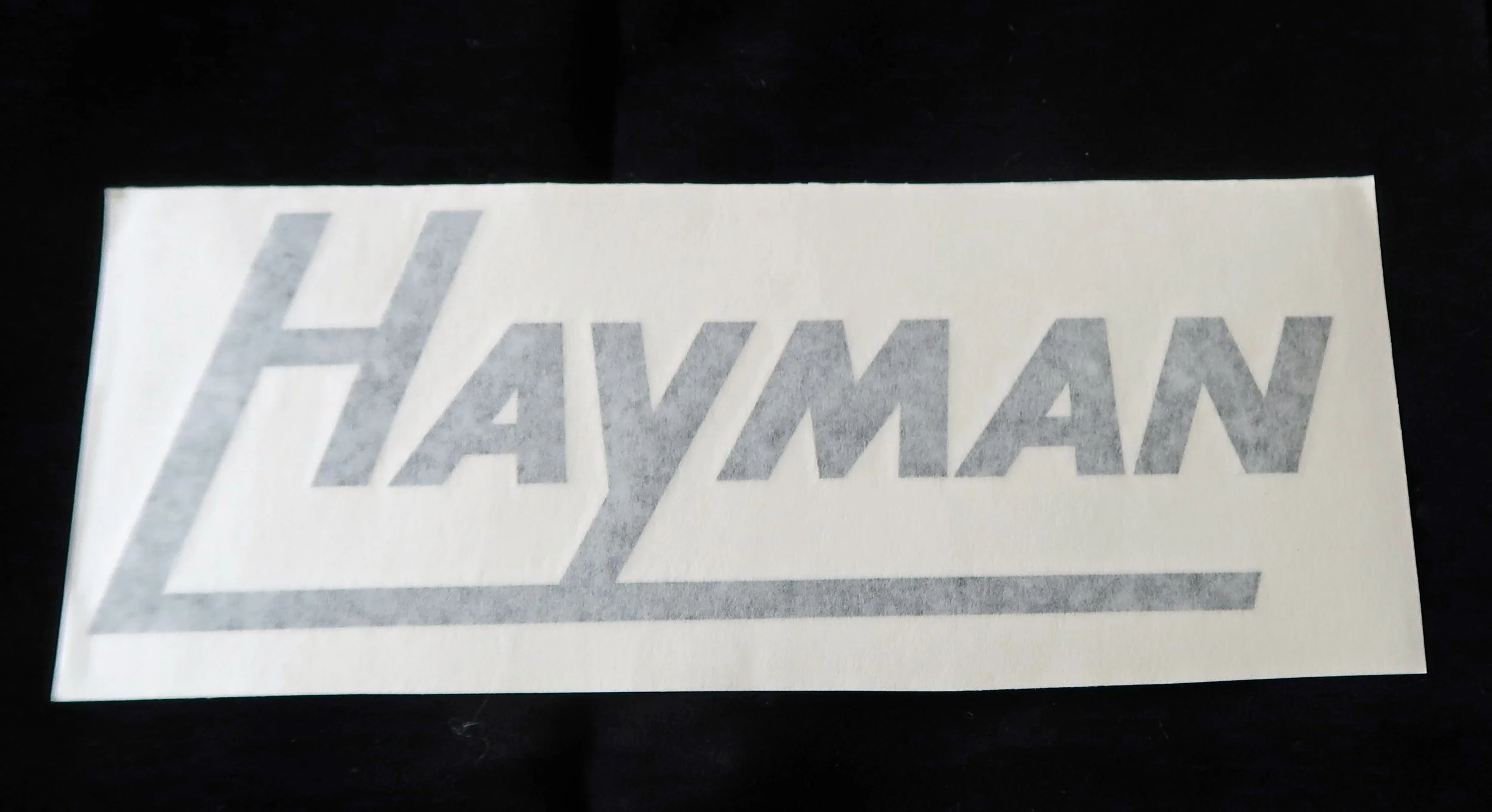 Hayman Bass Drum logo - black