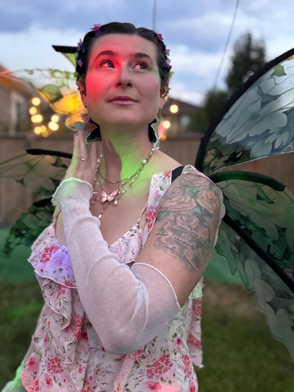 Lauren Samblanet - Fairy Photo Shoot by Filmmaker-Artist and Djinn Engineer Usama Alshaibi أبو منيرة