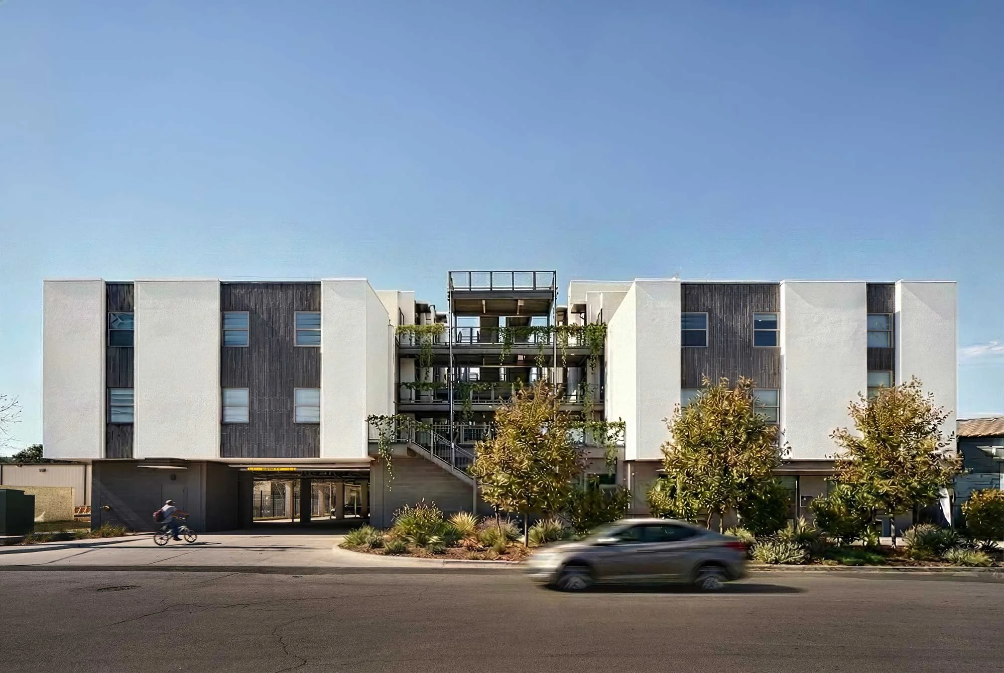 Street view of  Cambrian East Riverside