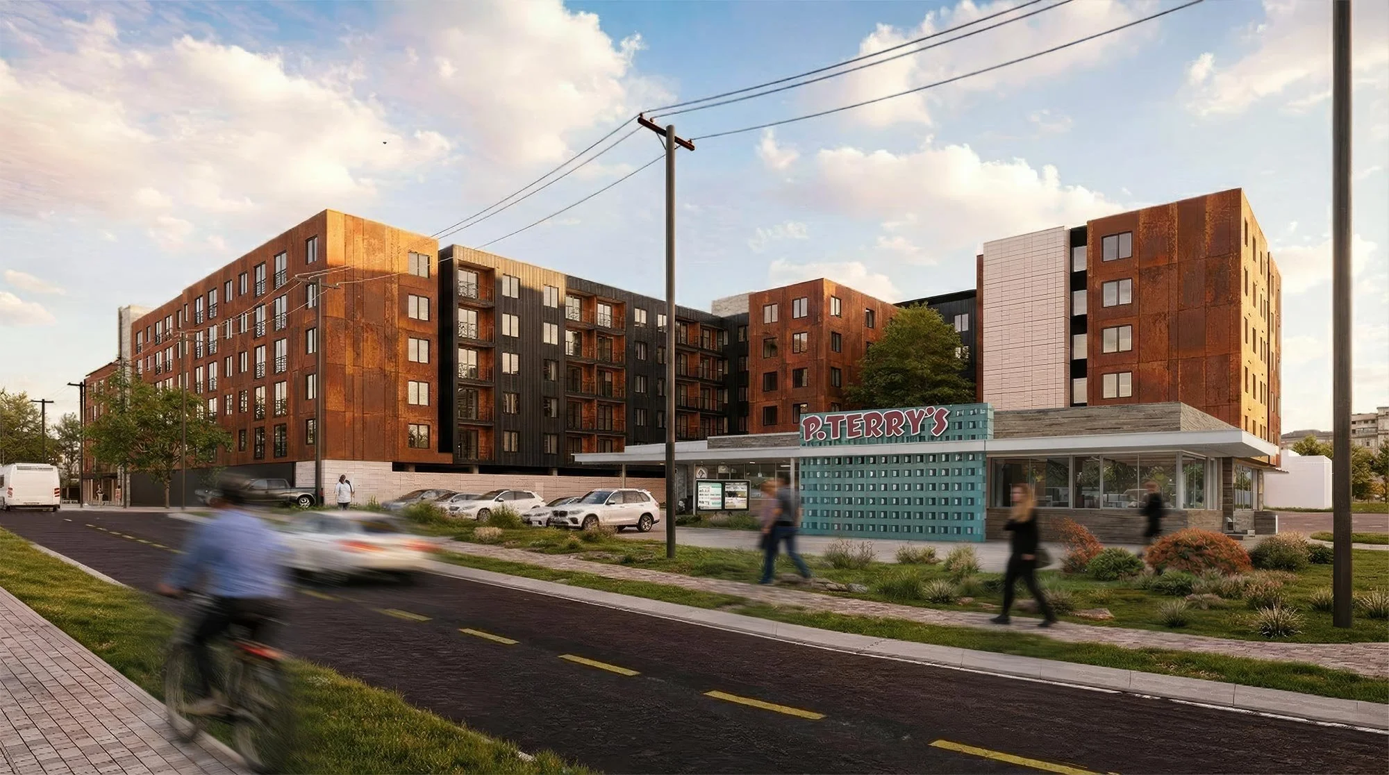 Skyview Lofts front facade