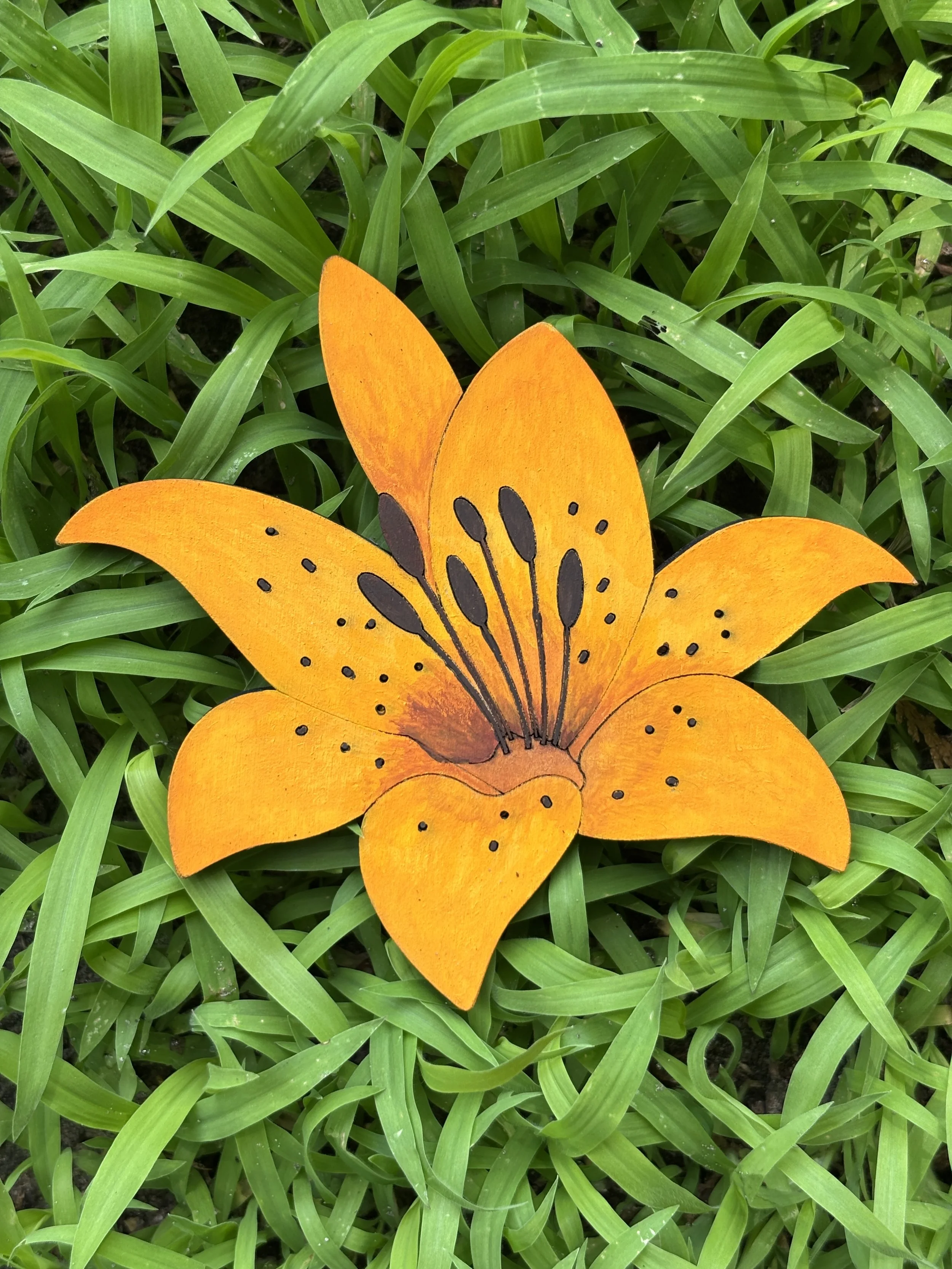 Tigerlily
Gouache
4"