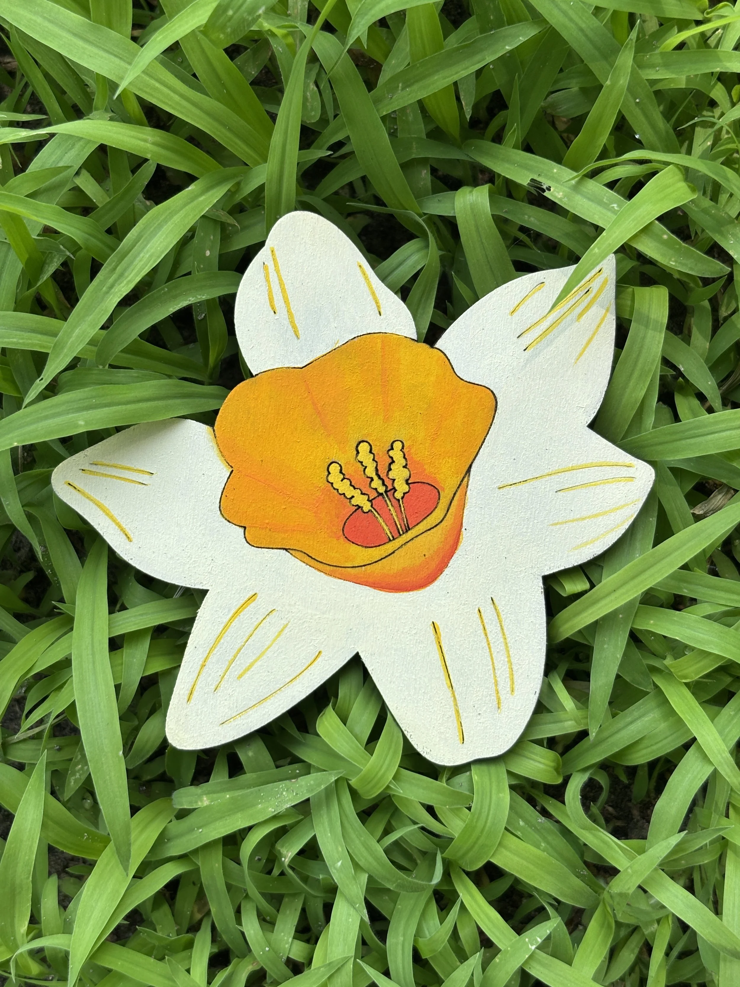 Daffodil
Gouache 4"