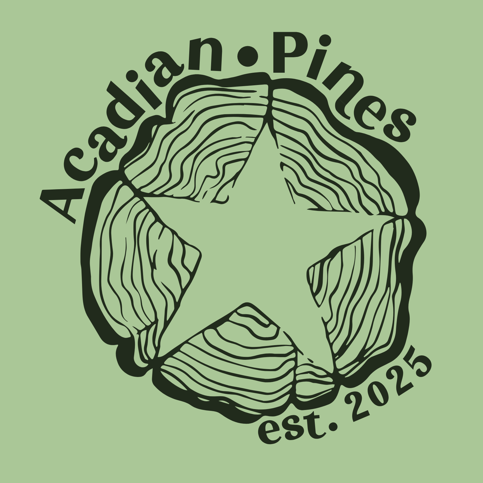 Acadian Pine Branding