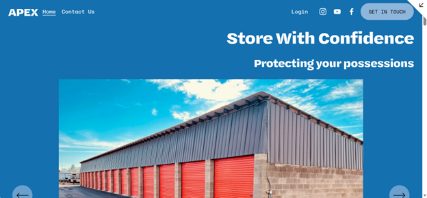 APEX Storage unit rental