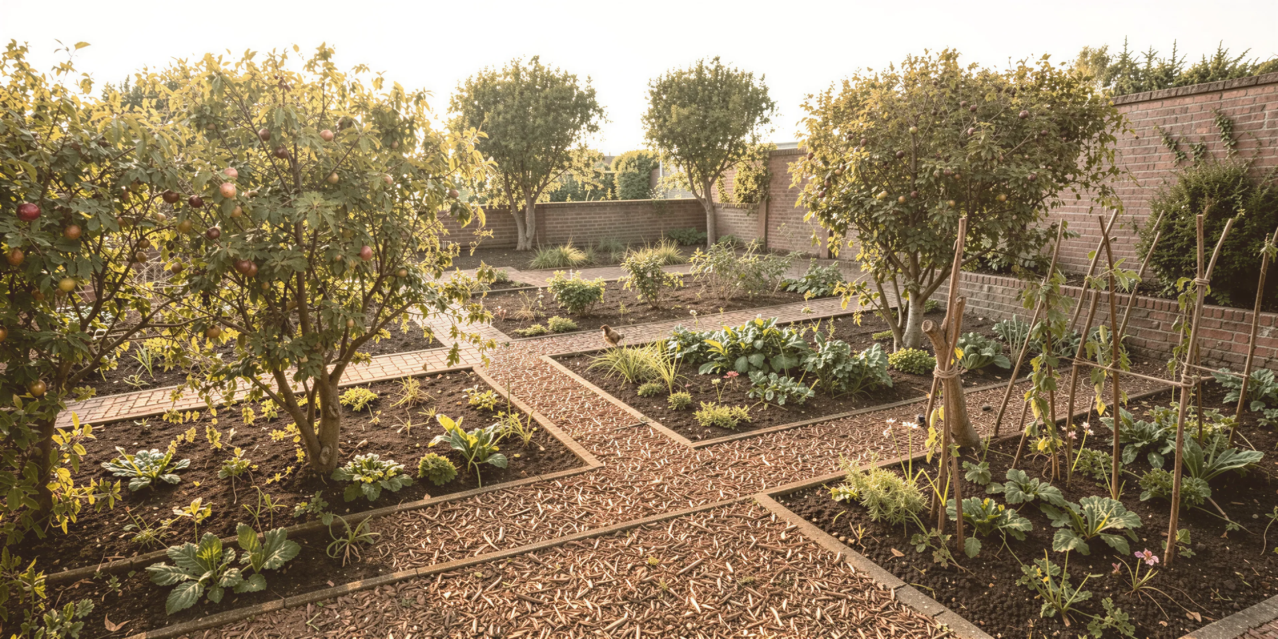Vegetable walled garden | Sheffield | UK