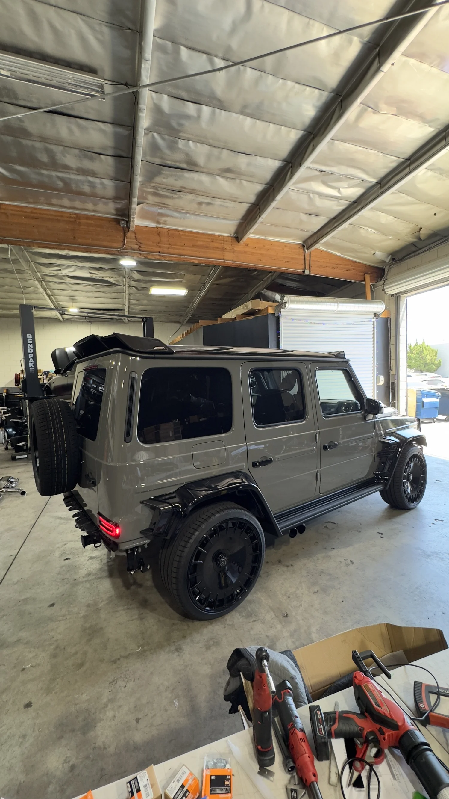 Mercedes-Benz G63 with body kit retrofit at Custom Luxury Lab in Frisco, TX