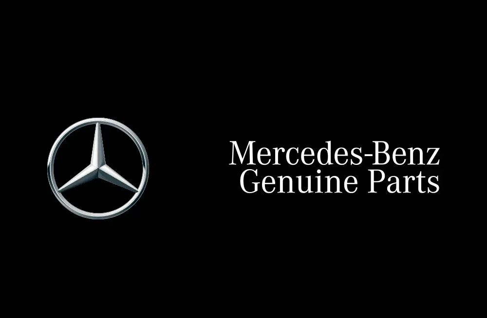 Mercedes-Benz Genuine Parts logo - factory parts used at Custom Luxury Lab in Frisco, TX